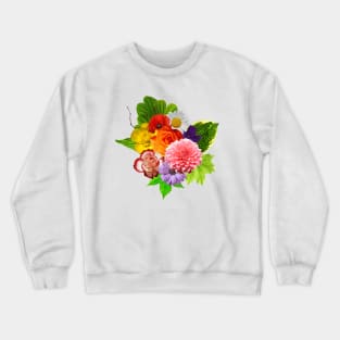 Floral Crewneck Sweatshirt